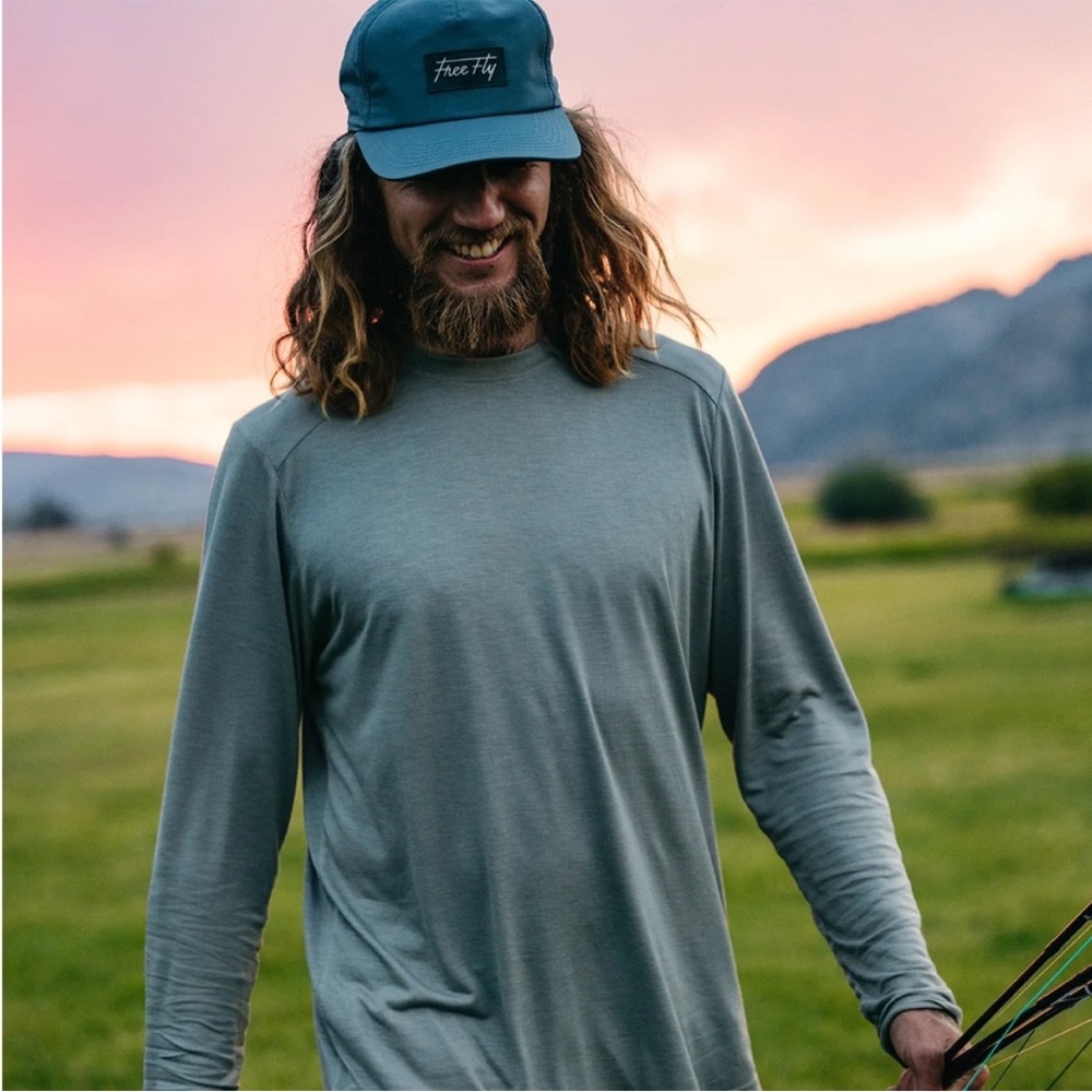 Free Fly bamboo long sleeves base layer lightweight spf